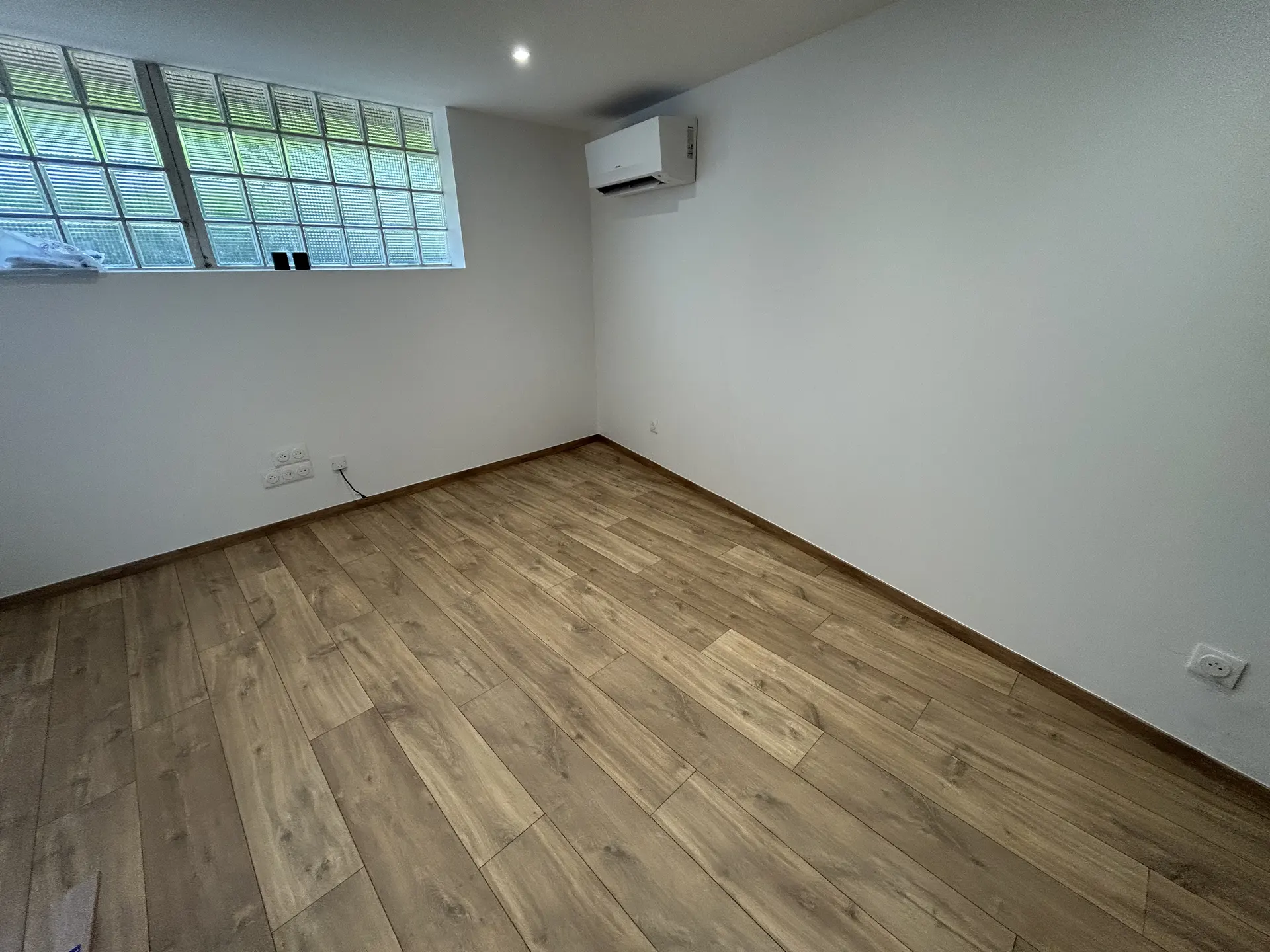Pose de parquet chêne clair